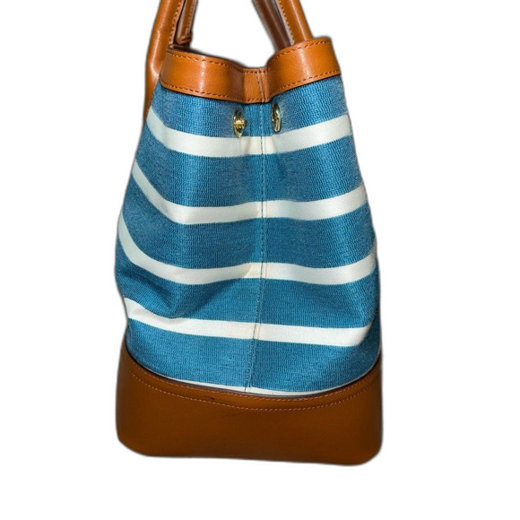 Lauren Ralph Lauren Fairfield City Striped Tote - Picture 4 of 11